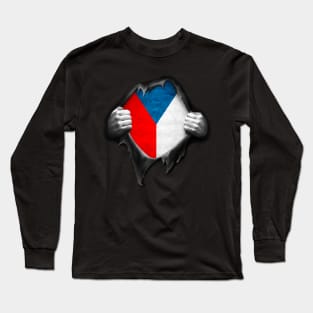 Czech Republic Flag. Proud Czech Long Sleeve T-Shirt